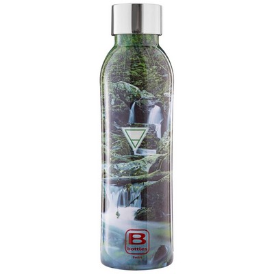 B Bottles Twin - Terra Element - 500 ml - Doppelwandige Thermoflasche aus 18/10 Edelstahl